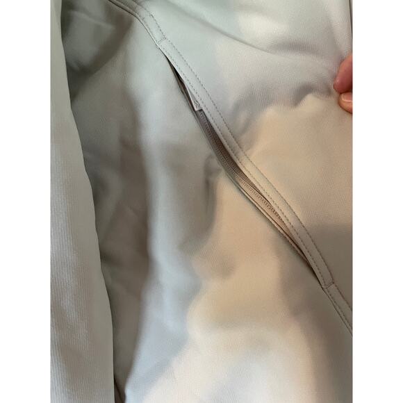 Sold All in Motion Cream Softshell Fleece Jacket Size 5XL PTP 35” Length 33” - Picture 4 of 11